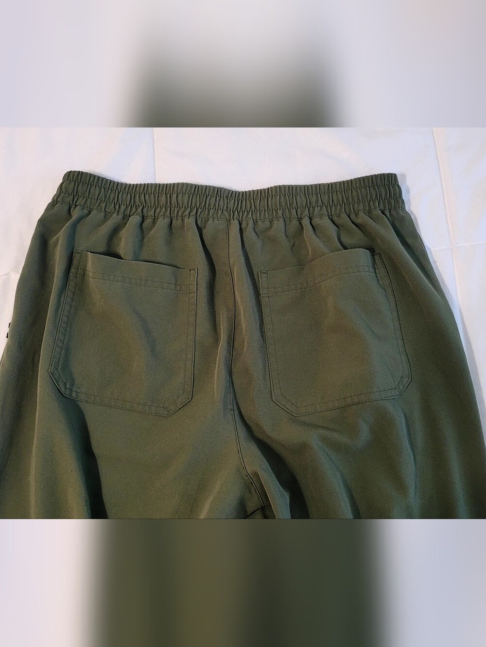 Beyond Scrubs, Olive Green Small Top, Small Tall Jogger Bottom. - Picture 10 of 14